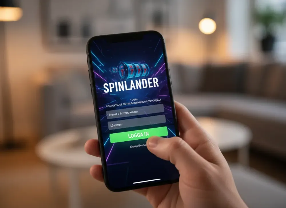 Spinlander login instruktioner för inloggning och kontohjälp